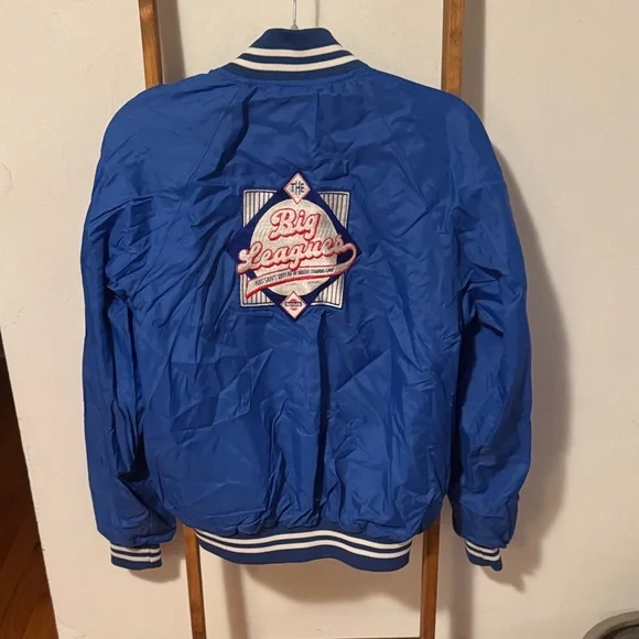 Vintage Blue Varsity Jacket - Picture 2 of 4